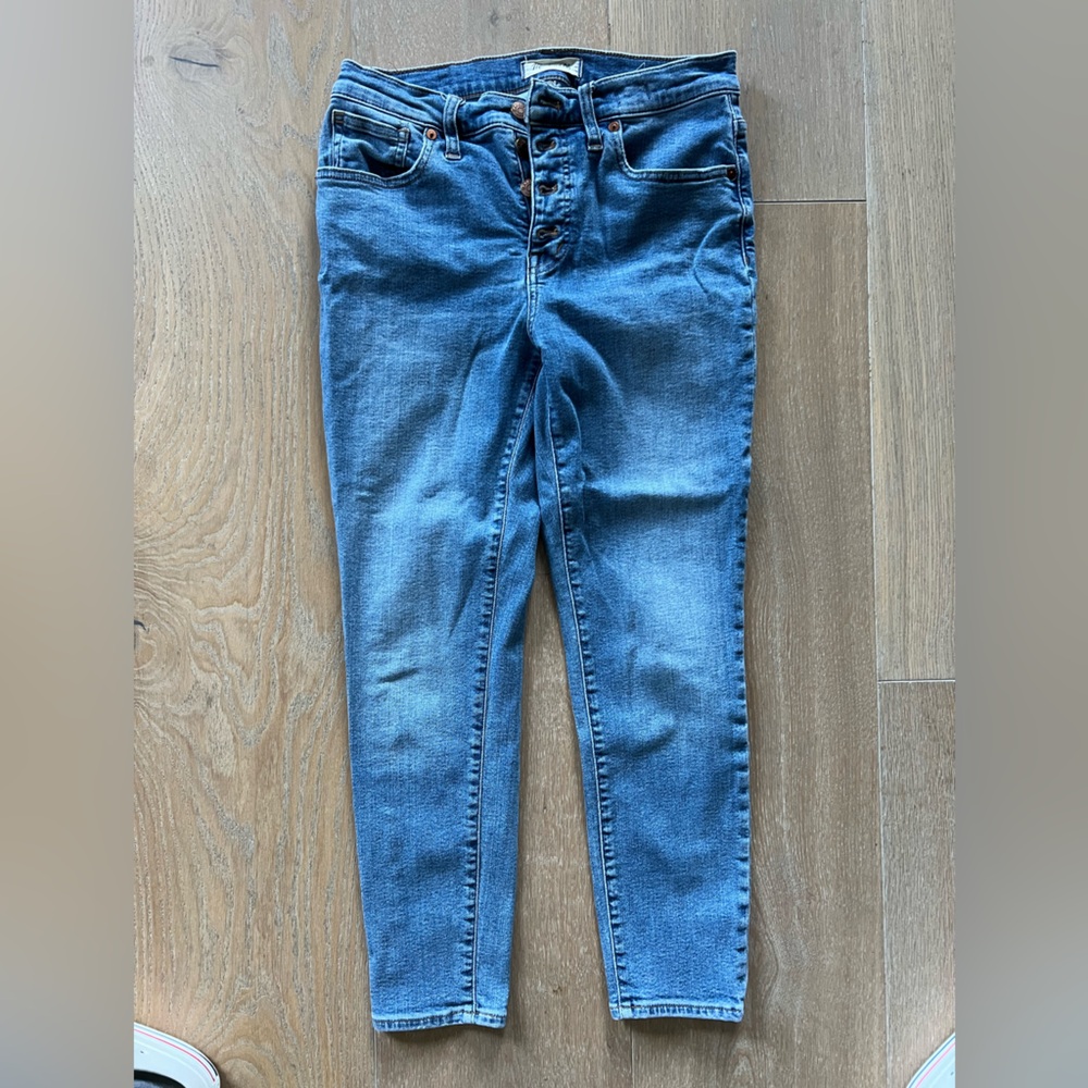 Madewell women's Blue Jeans, 9in inseam